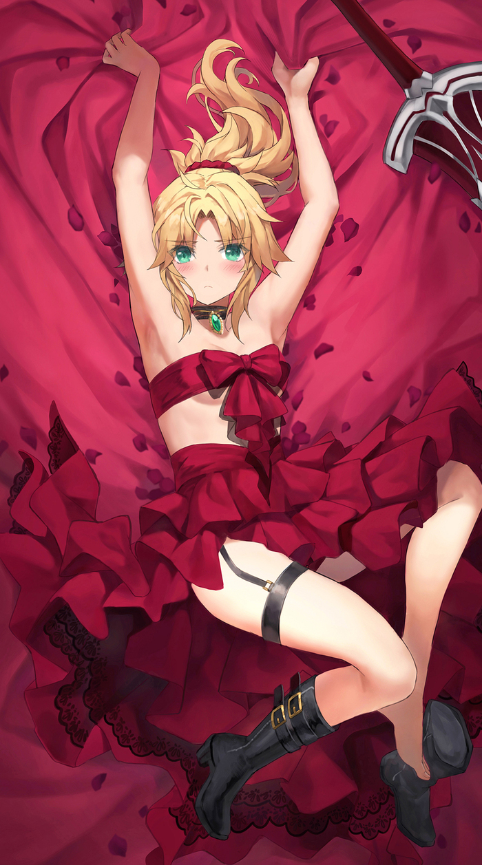 The best present - NSFW, Tonee, Art, Anime, Anime art, Hand-drawn erotica, Fate, Fate apocrypha, Mordred, Erotic