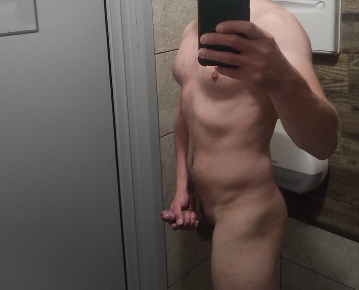 In gym - NSFW, My, Author's male erotica, Mirror, Penis, Playgirl, Naked