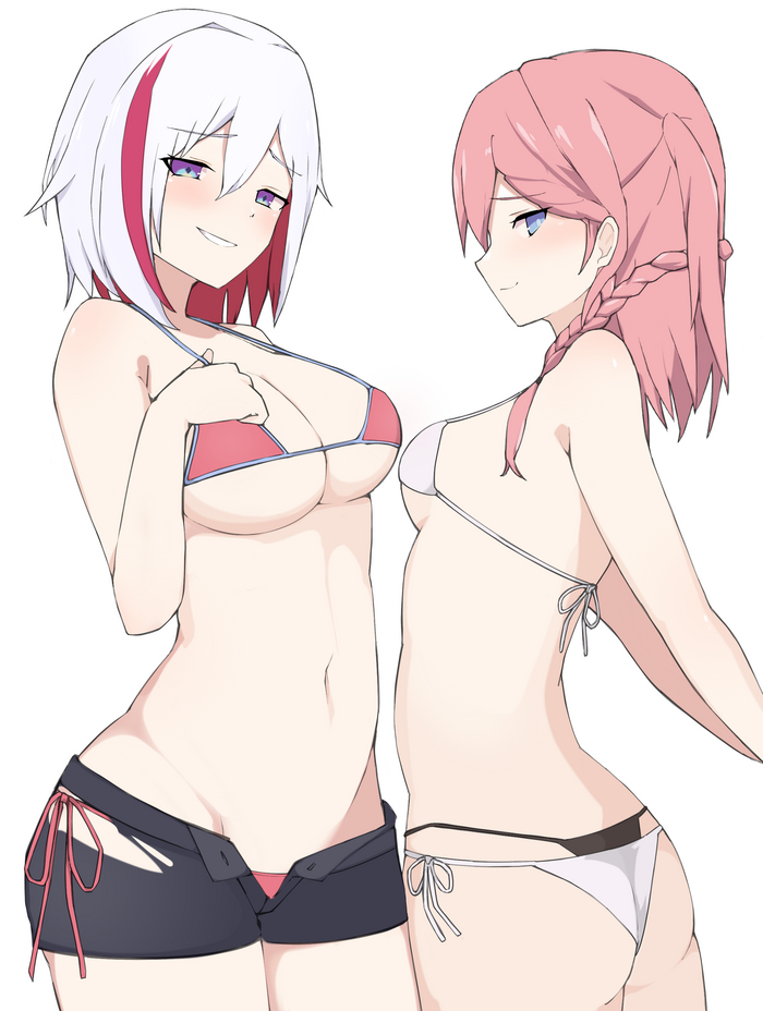 Topaz & Asta - NSFW, Honkai: Star Rail, Topaz (Honkai: Star Rail), Арт, Игры, Аниме, Anime Art, Twitter (ссылка), Asta (Honkai: Star Rail), Купальник, Девушки