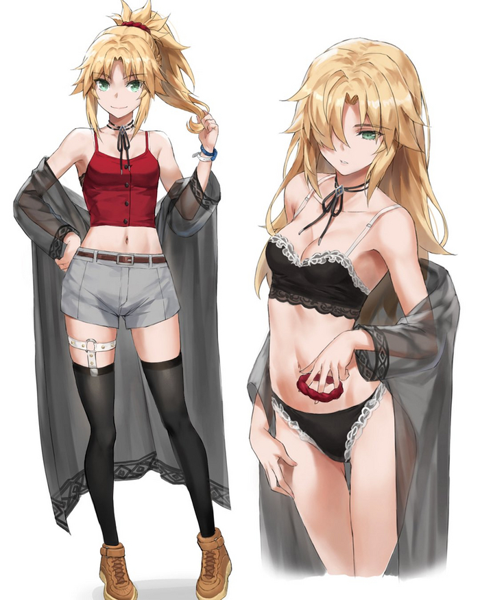 Mordred - NSFW, Аниме, Anime Art, Арт, Девушки, Mordred, Fate, Tonee, Twitter (ссылка), Fate Apocrypha