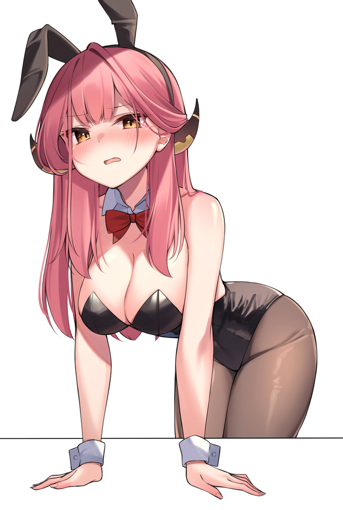 Aru - NSFW, Аниме, Anime Art, Blue archive, Rikuhachima Aru, Bunnysuit, Twitter (ссылка)