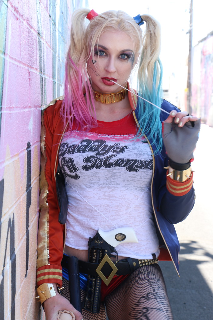 Harley Falcon - NSFW, Images, Girls, Fresh, Erotic, Blonde, Colorful hair, Harley quinn, Cosplay