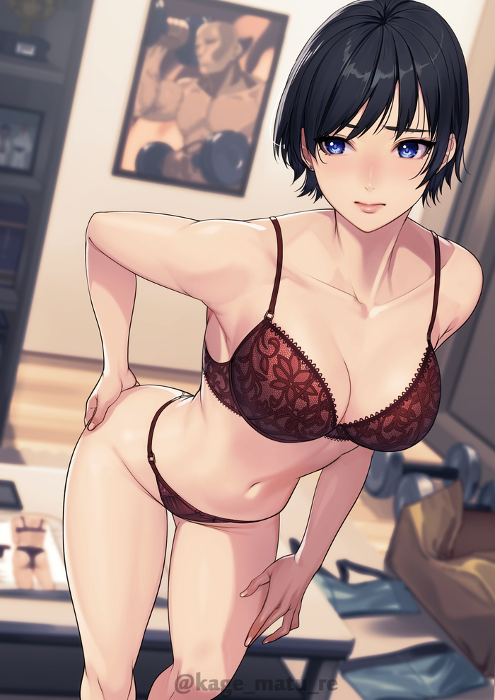 Refresh - NSFW, Erotic, Boobs, Booty, Underwear, Anime art, Girls, Hand-drawn erotica, Anime, Art, Hips, Pantsu