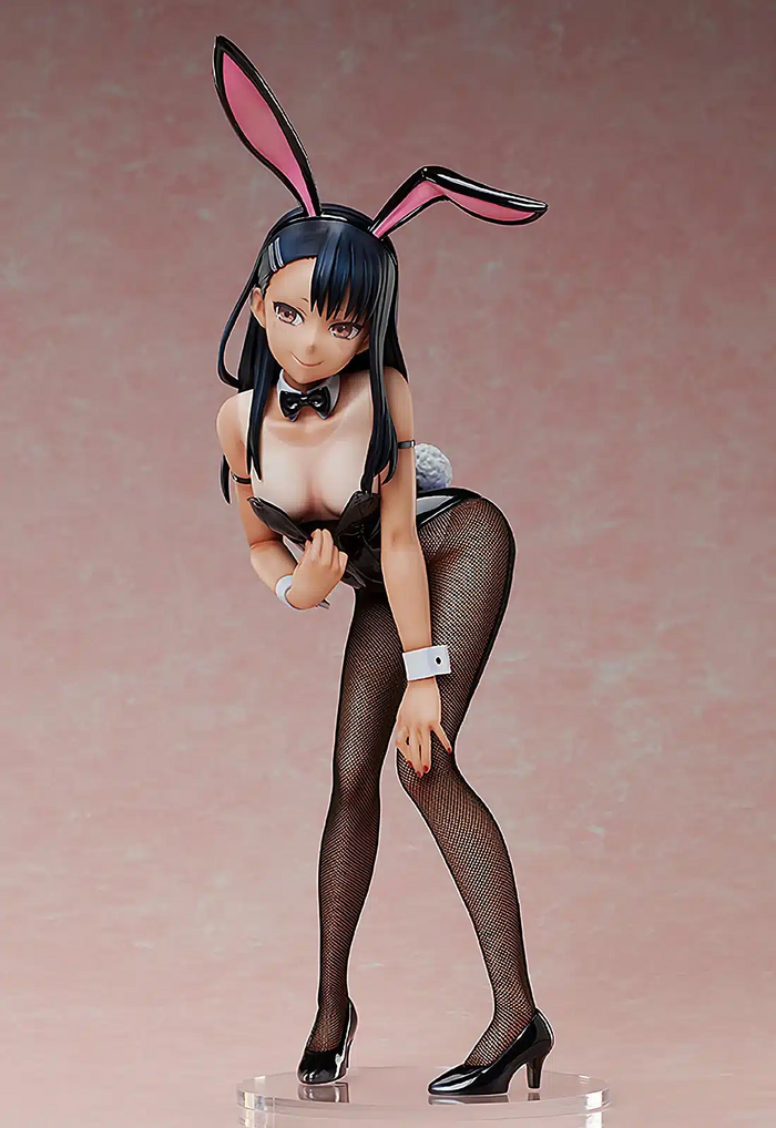 Bench Bunny - NSFW, Anime, Boobs, Figurines, Ijiranaide Nagatoro-san, Bunnysuit, Bunny ears, Bunny tail, Longpost