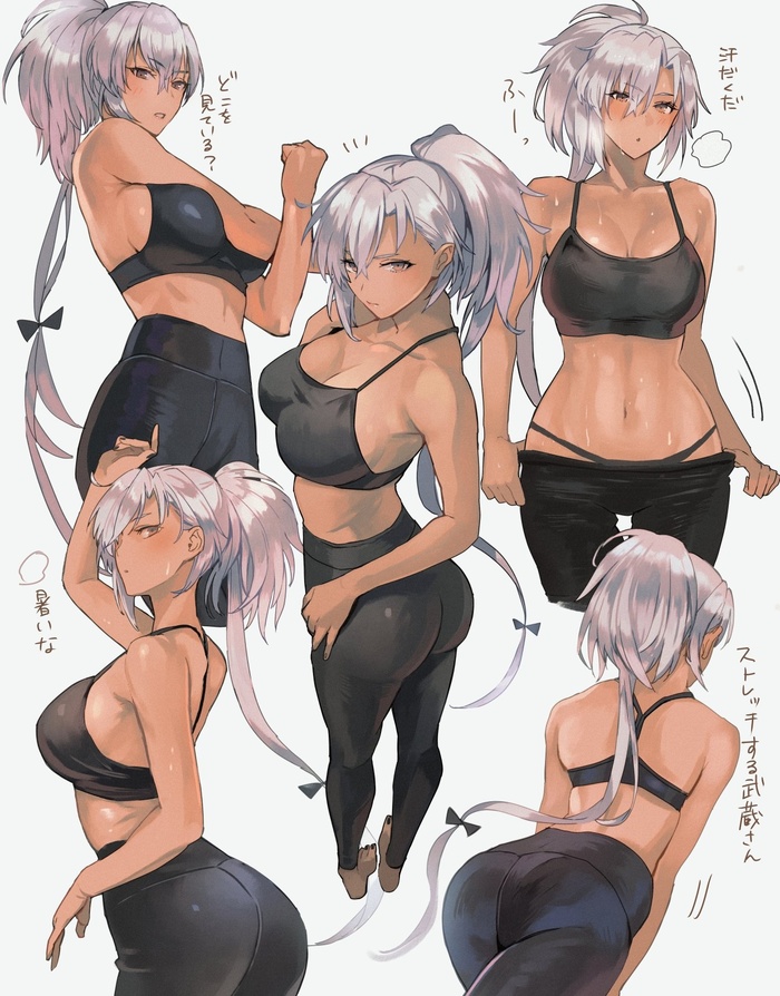 Musashi - NSFW, Аниме, Anime Art, Musashi, Kantai Collection