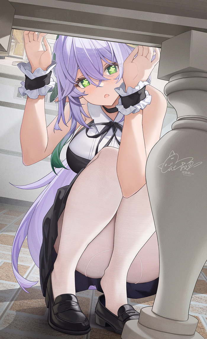 Horn Nahida found herself a toy - NSFW, Housemaid, Elves, Hips, Dildo, Anime, Anime art, Nahida (Genshin Impact), Genshin impact, Longpost