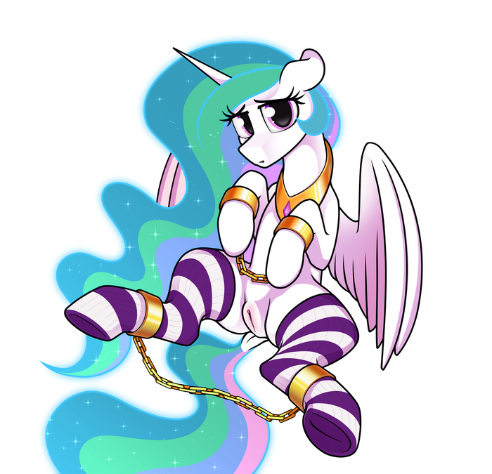 Noble Captive - NSFW, My little pony, Princess celestia, MLP Explicit, MLP Socks