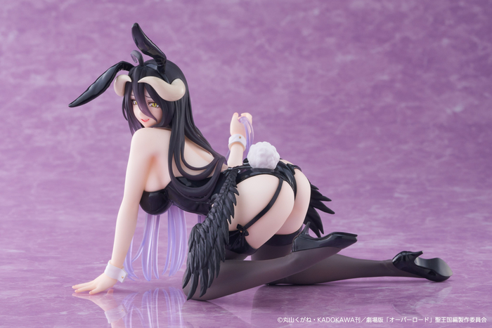 Albedo - NSFW, Anime, Boobs, Figurines, Bunnysuit, Bunny ears, Bunny tail, Stockings, Suspenders, Albedo (Overlord), Overlord, Girl with Horns, Longpost