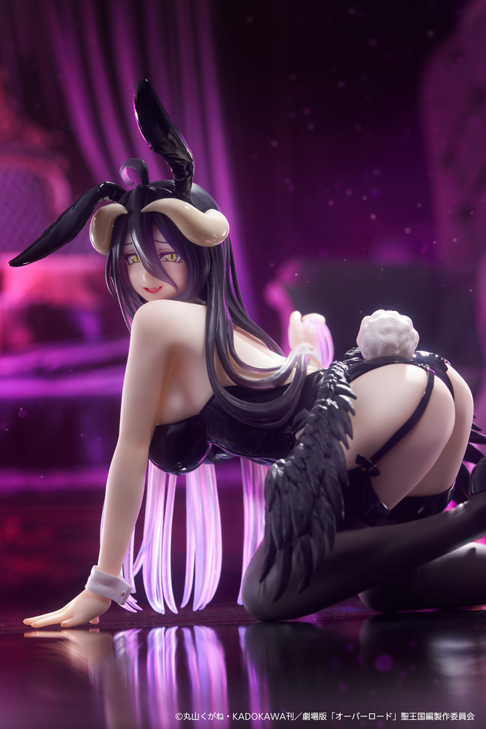 Albedo - NSFW, Аниме, Сиськи, Фигурки, Bunnysuit, Bunny Ears, Bunny tail, Чулки, Подтяжки, Albedo (Overlord), Overlord, Девушка с рогами, Длиннопост