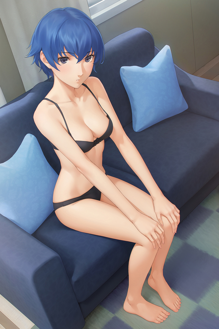 Naoto Shirogane - NSFW, Anime art, Anime, Persona 4, Naoto Shirogane, Miura-N315