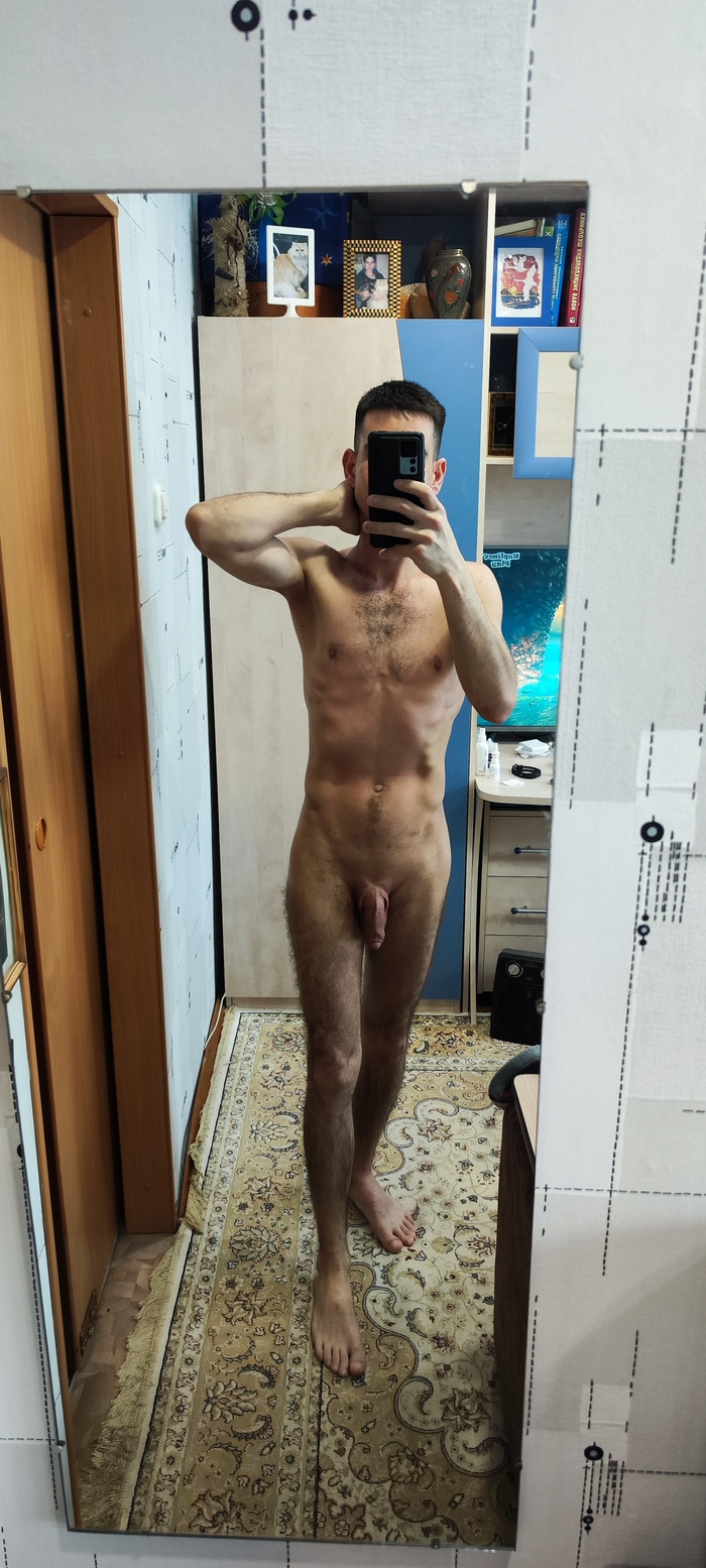 How I adore my figure - NSFW, My, Naked guy, Naked torso, Penis, Author's male erotica, Longpost