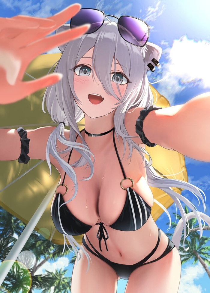 Botan - NSFW, Аниме, Anime Art, Hololive, Shishiro Botan, Virtual YouTuber