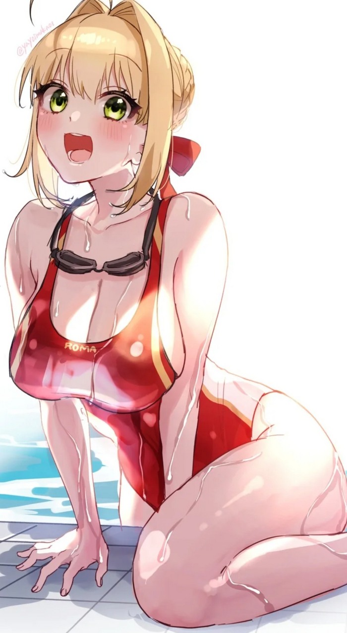 Glutton Saber - NSFW, Anime, Anime art, Art, Fate, Saber