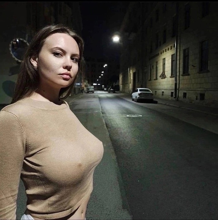 Dumerian music should sound here - NSFW, Images, Girls, Erotic, Boobs, The photo, The street, Repeat