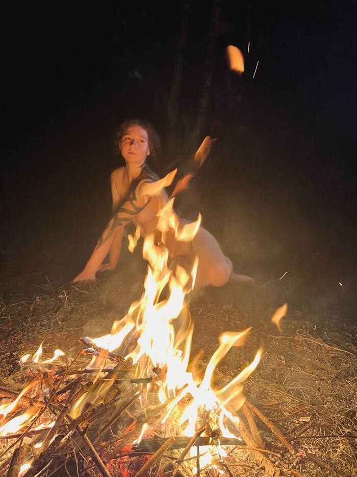 These are the nights - NSFW, My, Girls, Erotic, Homemade, Boobs, Tattoo, Bonfire, Girl with tattoo