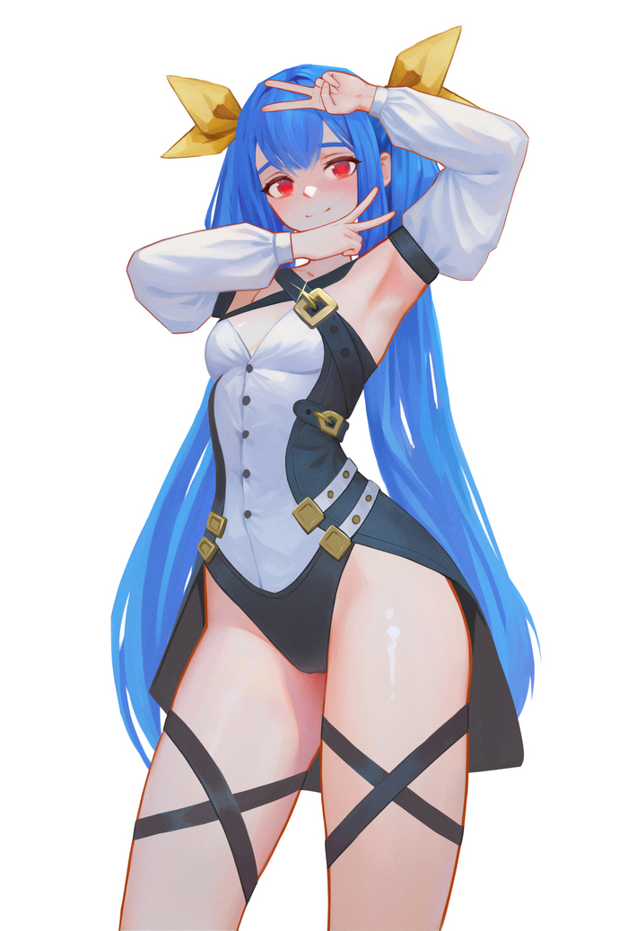 Dizzy - NSFW, Anime art, Anime, Guilty gear, Dizzy, Hand-drawn erotica, Longpost