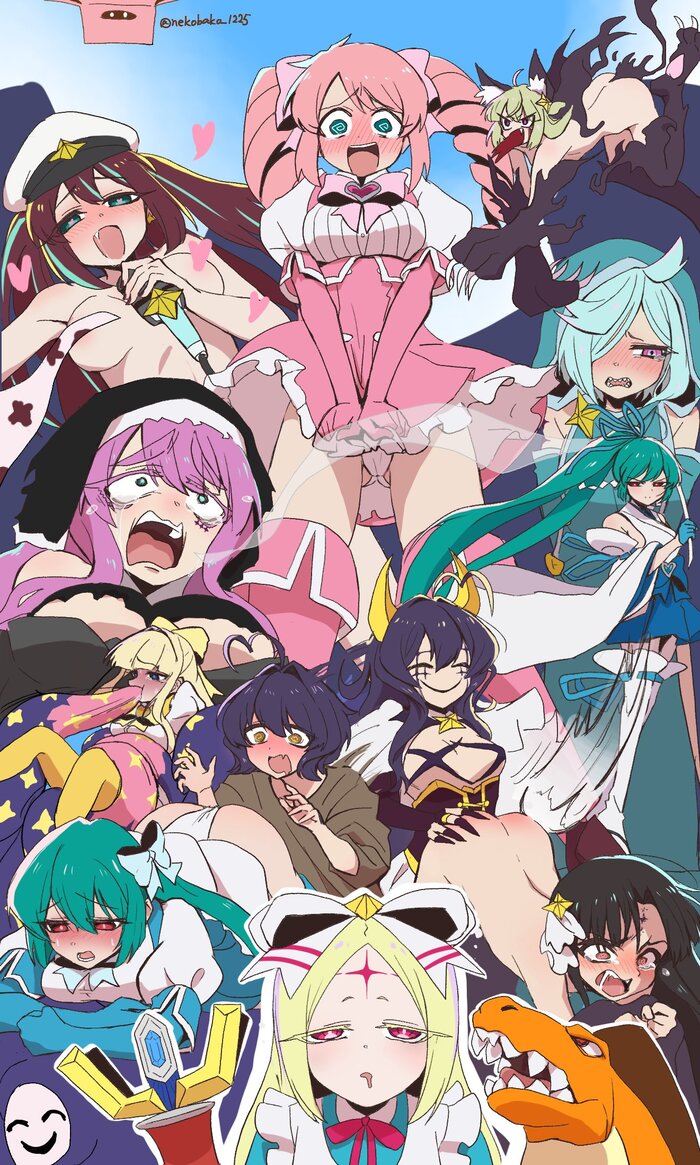 Mahou shojo ni akogarete - NSFW, Anime art, Anime, Mahou Shoujo ni akogarete, Magia Azure, Utena Hiiragi, Twitter (link), Magia Baiser, Magia Magenta, Magia Sulfur, Minakami Sayo, Morino Korisu, Nero Alice, Sister Gigant, Tenkawa Kaoruko, Akoya Matama, Anemo Nemo, Araga Kiwi, Hanabishi Haruka, Hiiragi Utena