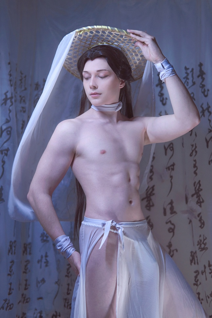 Blessing of the Celestials cosplay by Kotin - NSFW, My, Cosplay, The photo, Anime, Xie Lian, Blessing of the Celestials, Male torso, Author's male erotica