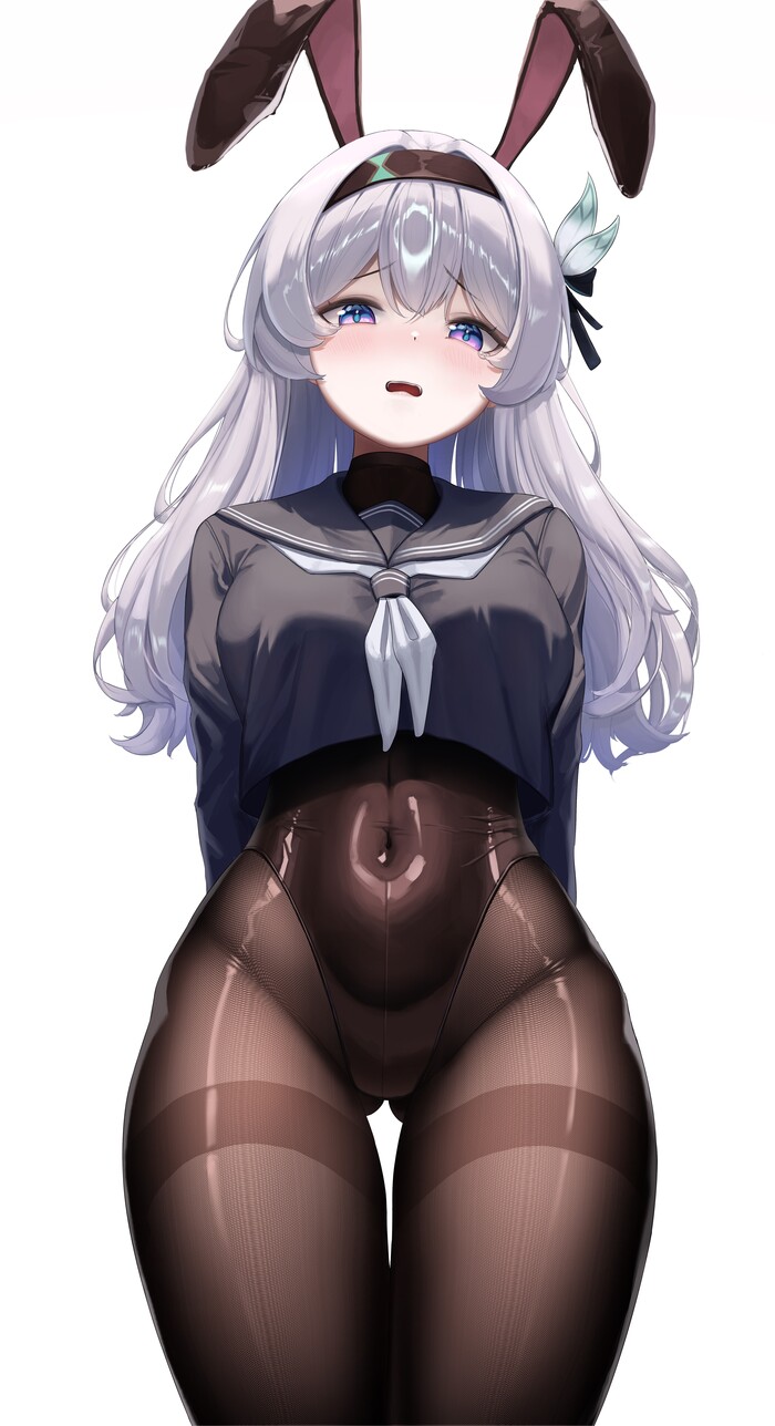 Зайка - NSFW, Anime Art, Аниме, Honkai: Star Rail, Firefly (Honkai: Star Rail), Bunnysuit, Bunny Ears