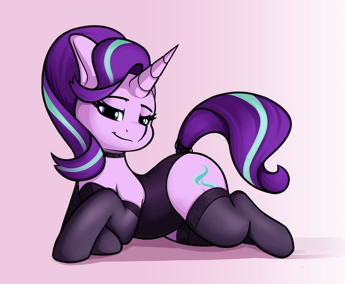 Ля какая лошадь - NSFW, My Little Pony, PonyArt, Starlight Glimmer, MLP Edge, MLP Носочки