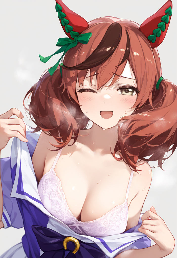 Nice Nature - NSFW, Uma musume pretty derby, Neural network art, Anime art, Anime, Girls, Nice Nature, Telegram (link)