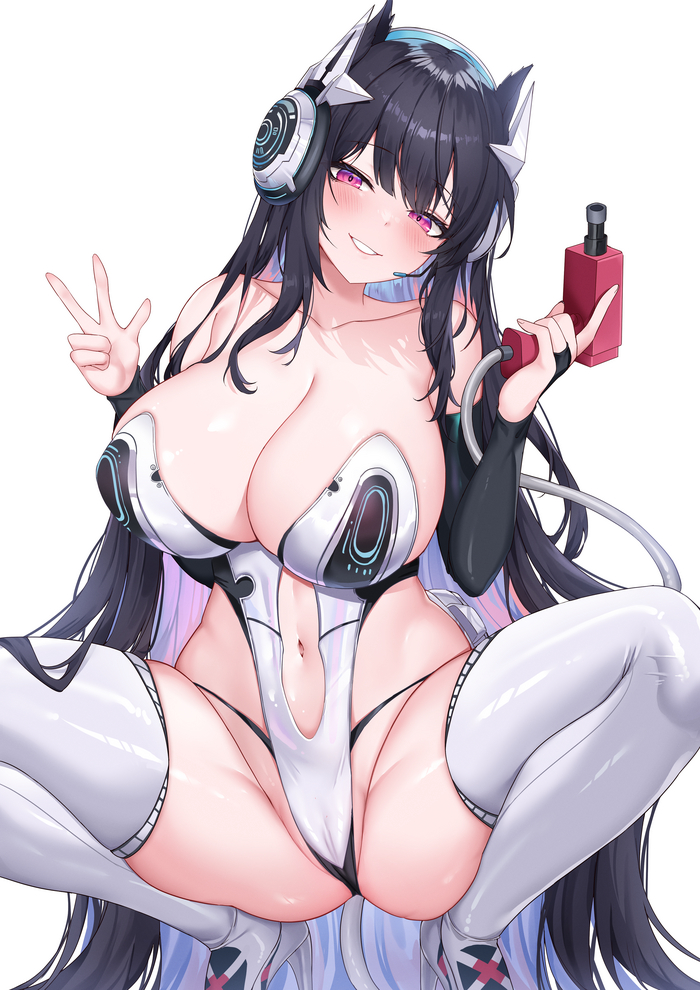 Strasbourg - NSFW, Anime Art, Аниме, Azur Lane, Strasbourg (Azur Lane), Сиськи