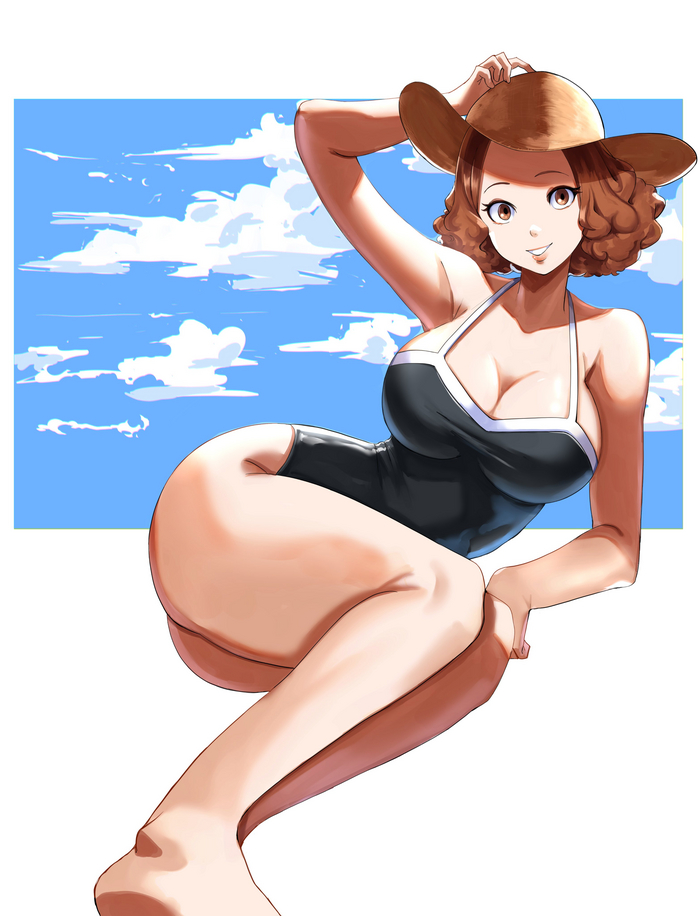 Haru - NSFW, Anime art, Anime, Games, Persona 5, Persona, Okumura haru