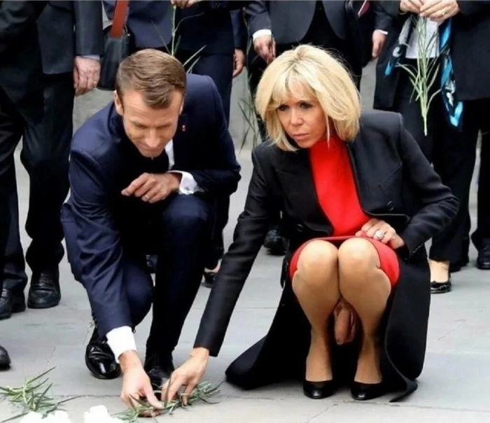 And was it like that? - NSFW, Emmanuel Macron, Alexey Panin, Humor, Repeat, Genitals