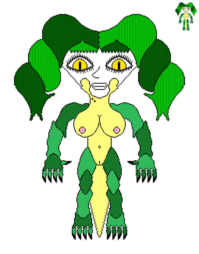 Dead Blood (Lady Crocodile v02 Vampire) - NSFW, My, Pixel Art, Art, Boobs, Erotic, Hand-drawn erotica, Original character, Naked, Girls, Furry art, Furry, Furry Crocodile, Anthro, Crocodiles