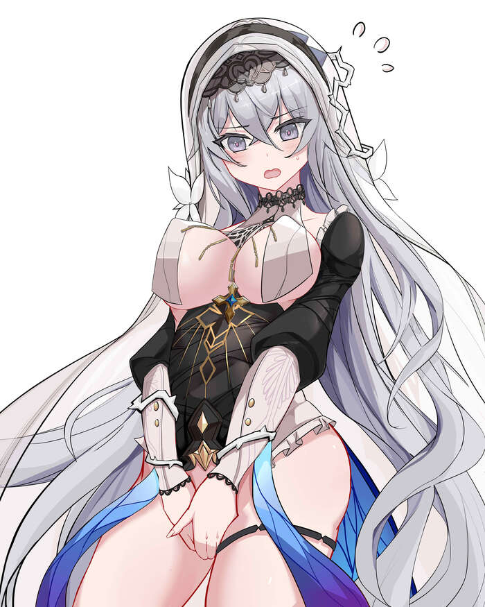 ... Ahh, you can still see - NSFW, Anime art, Anime, Honkai Impact, Bronya Zaychik, Aponia, Hand-drawn erotica, Longpost, Boobs