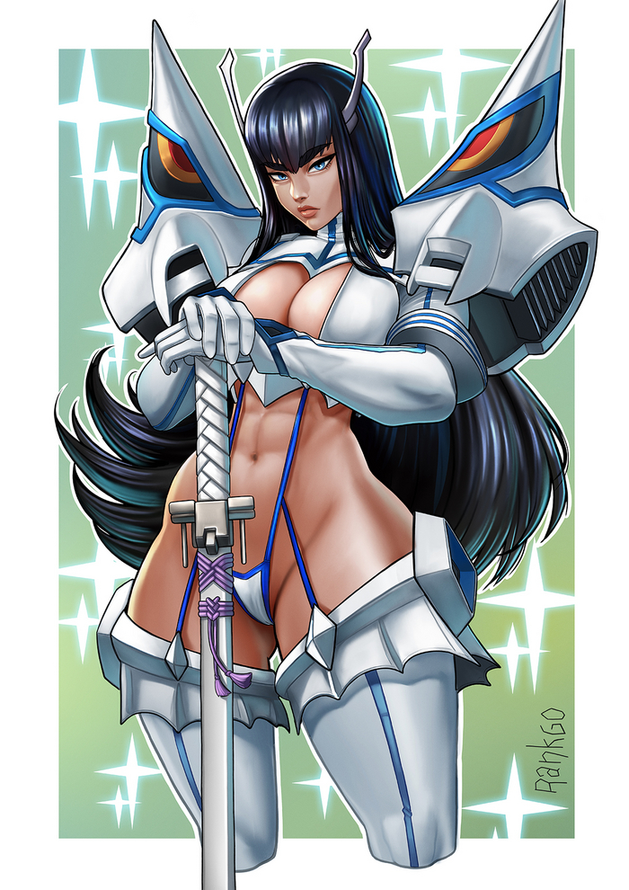 Сацуки Кирюин - NSFW, Anime Art, Аниме, Kill la Kill, Kiryuuin Satsuki, Rango