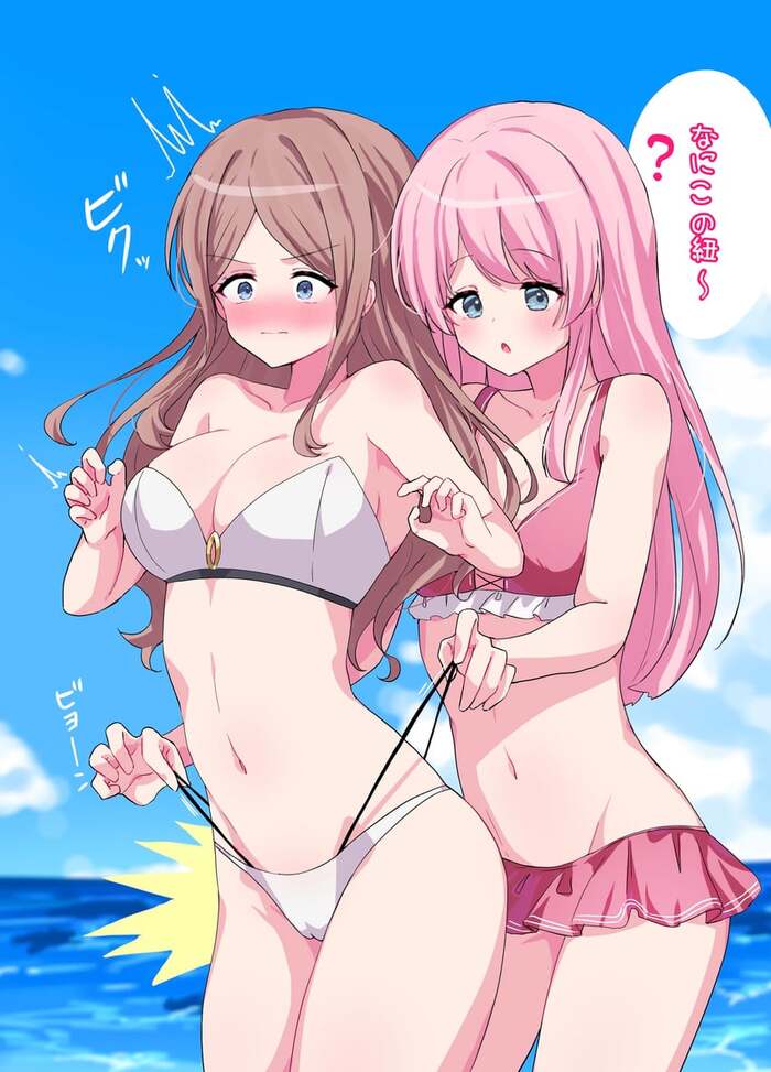 Soyo & Anon - NSFW, Anime art, Anime, Friend, Yuri, Bang Dream!, Longpost, Bang Dream! Its Mygo, Chihaya Anon, Nagasaki Soyo