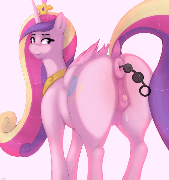 Two outside - 18+, My little pony, PonyArt, MLP Explicit, MLP anatomically correct, Princess cadance, balls, NSFW