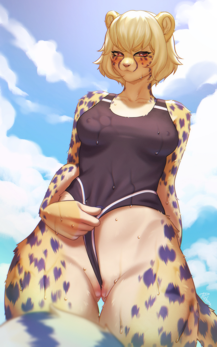 Sexy girl - 18+, Фурри, Антро, Арт, Furotica, Furry Cheetah, Furry Feline, Pizhma, NSFW