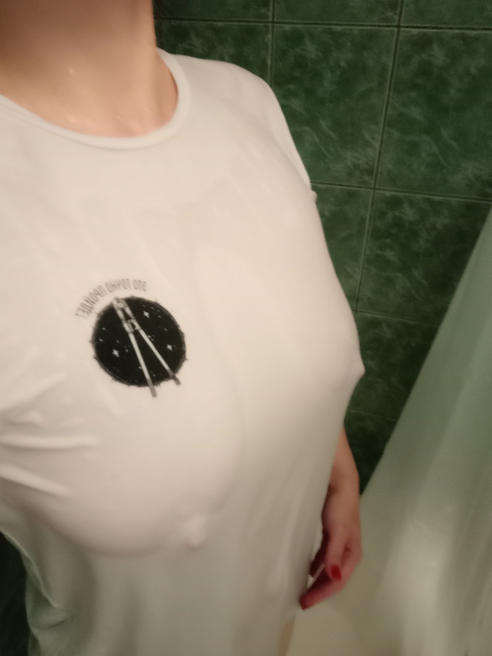Response to the post Results of the survey on choosing a topic for a new theme Friday - NSFW, My, Case, Friday, Wet T-shirt, Boobs, Homemade, Stupid, Longpost