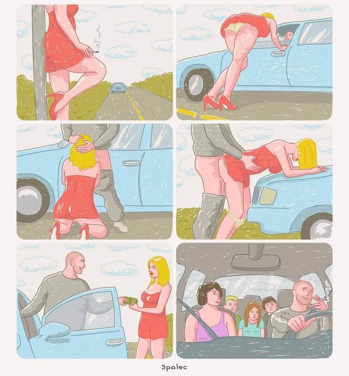 A trip out of town with the family - Ok - NSFW, Prostitutes, Auto, Family holiday