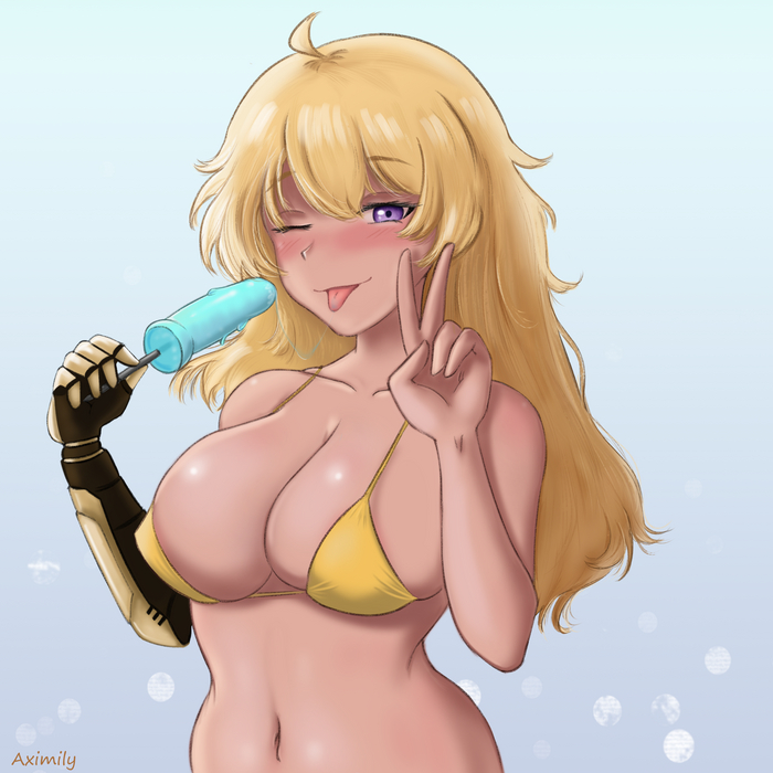 Yang Xiao Long - NSFW, My, Erotic, Art, Anime art, RWBY, Yang xiao long