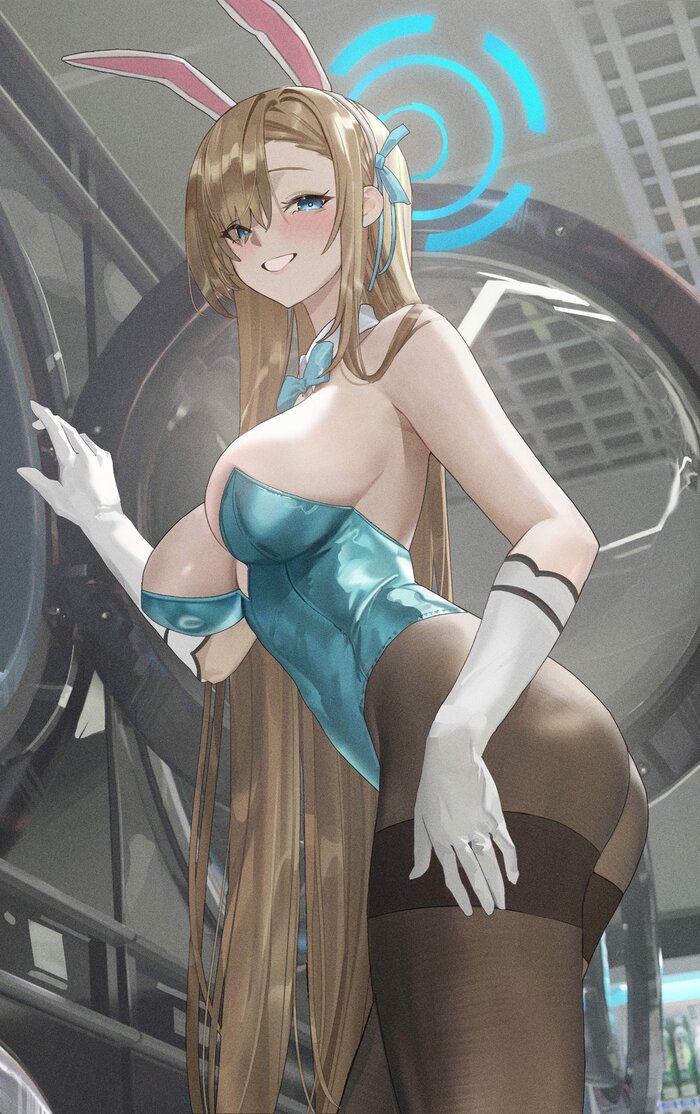 Asuna - NSFW, Аниме, Anime Art, Арт, Девушки, Ichinose Asuna, Игры, Bunnysuit