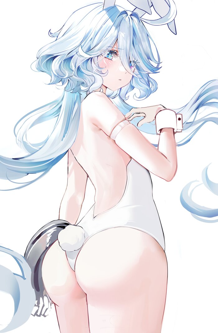 Furina - NSFW, Genshin Impact, Furina, Focalors, Арт, Девушки, Игры, Аниме, Bunnysuit, Anime Art, Furina (Genshin Impact)