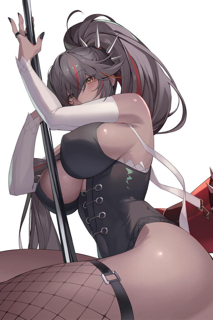 Xinyan - NSFW, Genshin impact, Xinyan, Art, Girls, Games, Anime, Boobs, Twitter (link), Anime art